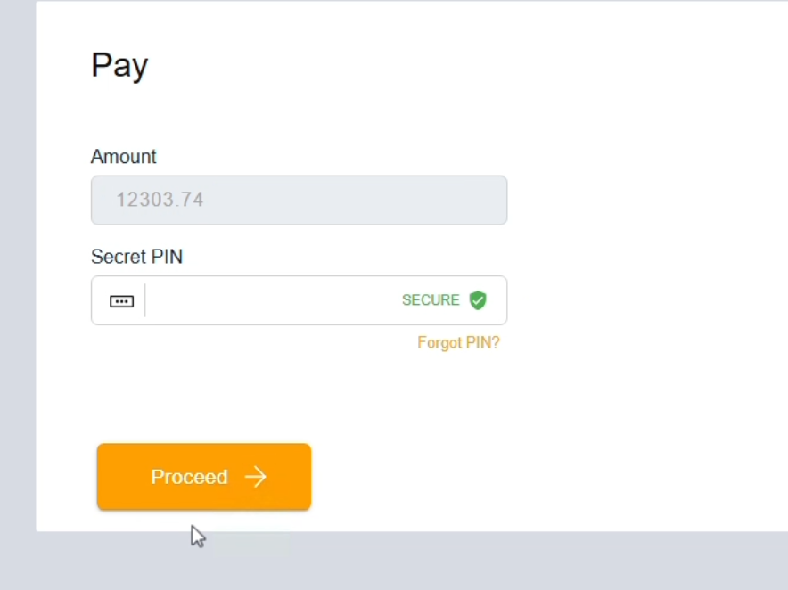 Bill Payment Authorization