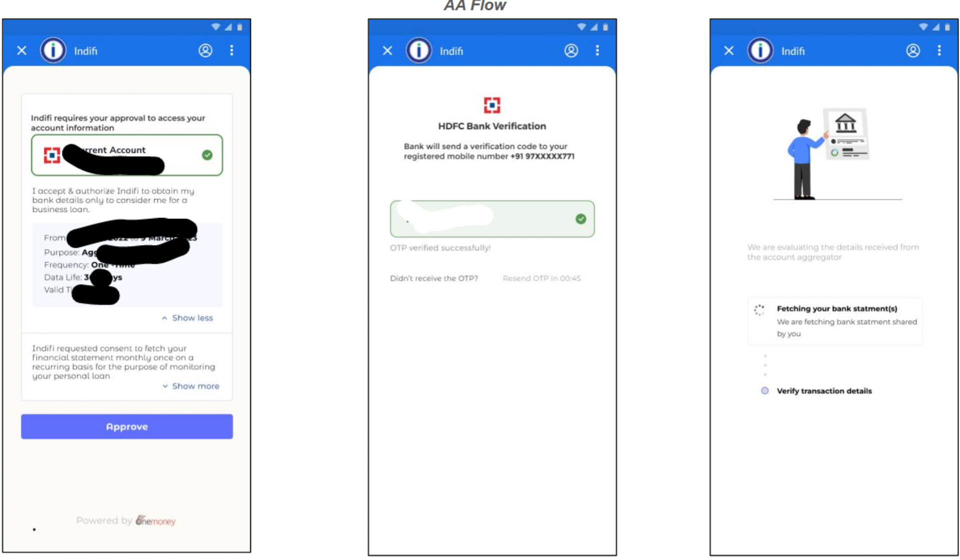 Approve Data Access Screenshot