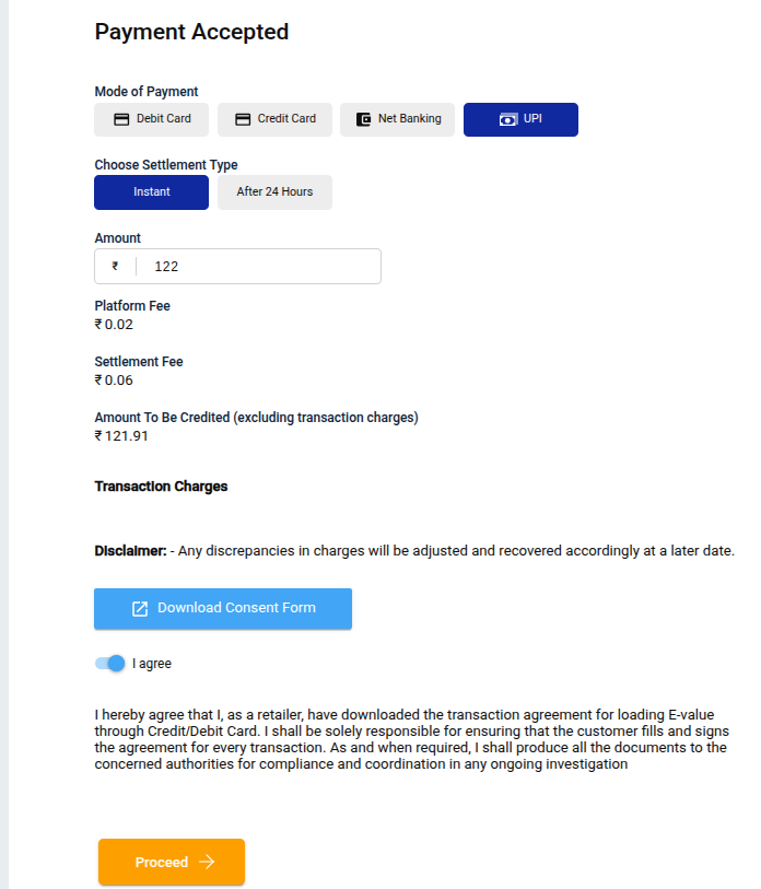Payment Accepted