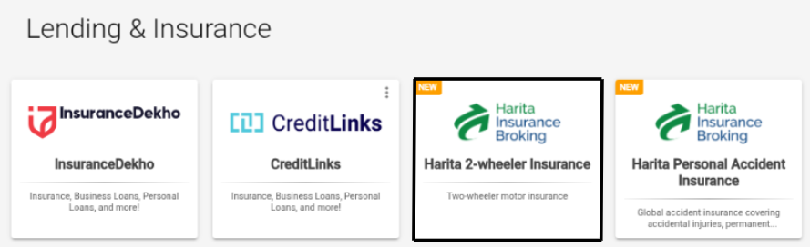 Select Harita 2-wheeler Insurance