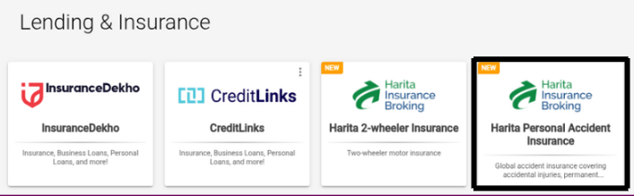 Select Harita Personal Accident Insurance