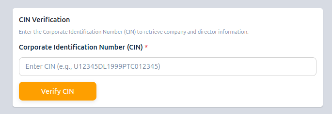KYC CIN